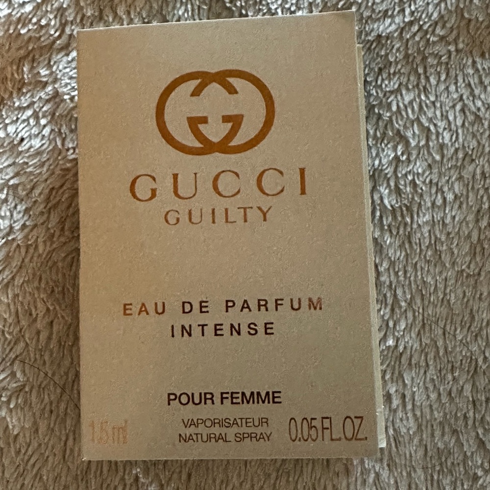 🎁 GUCCI Guilty EDP Intense Pour Femme (One - 1.5 mL Sample)